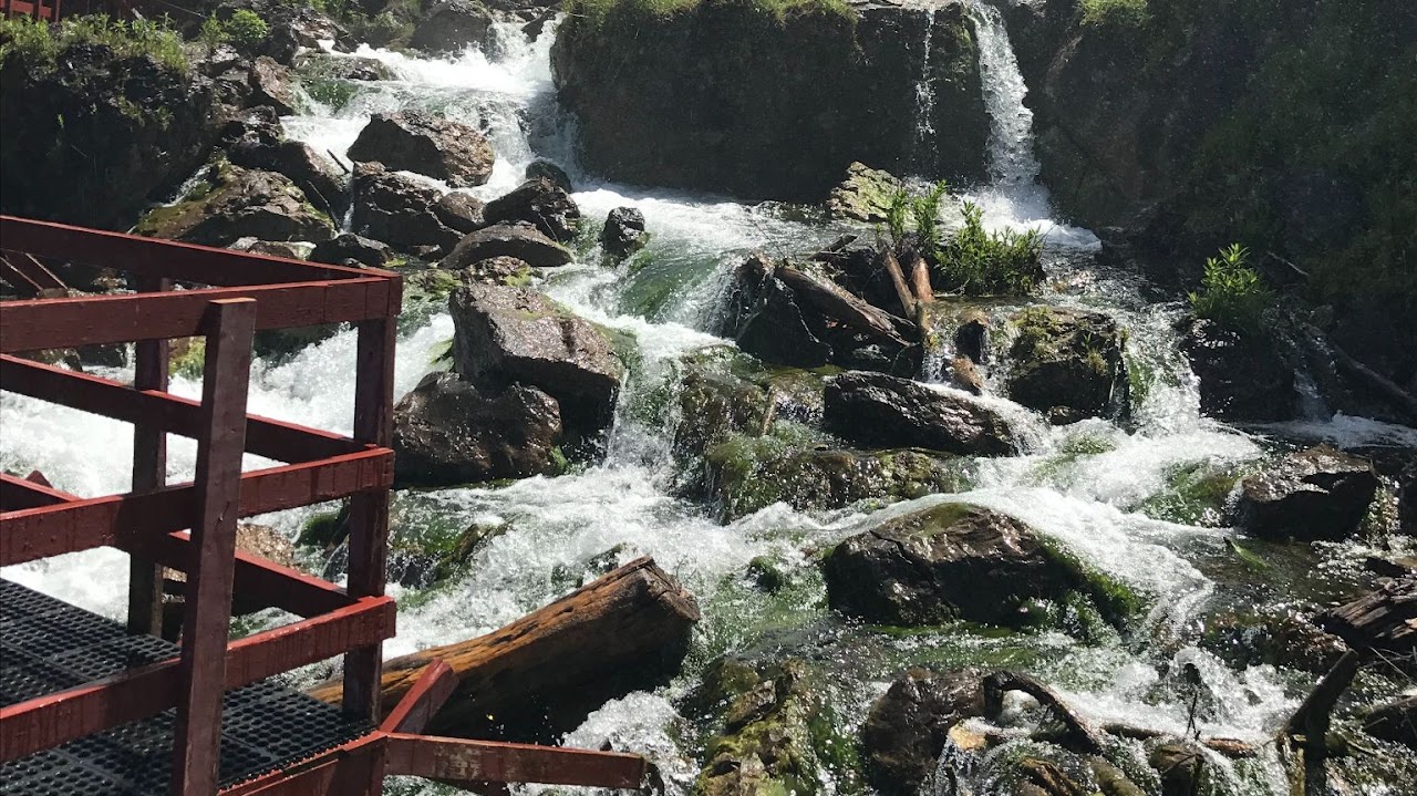 Waterfalls And Rocks